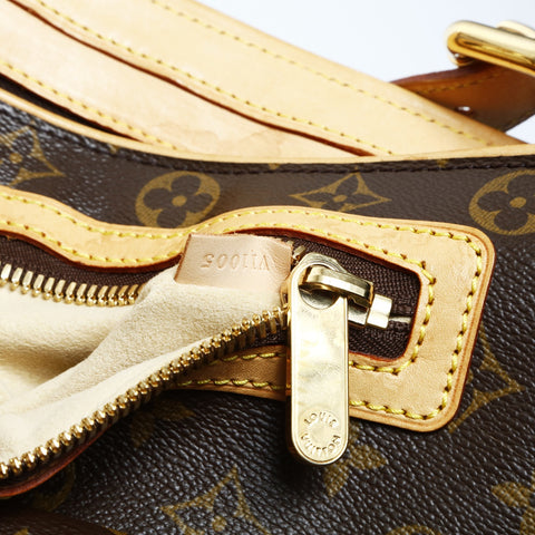 LOUIS VUITTON Hudson GM Monogram 2005 Shoulder Bag Brown WS25059