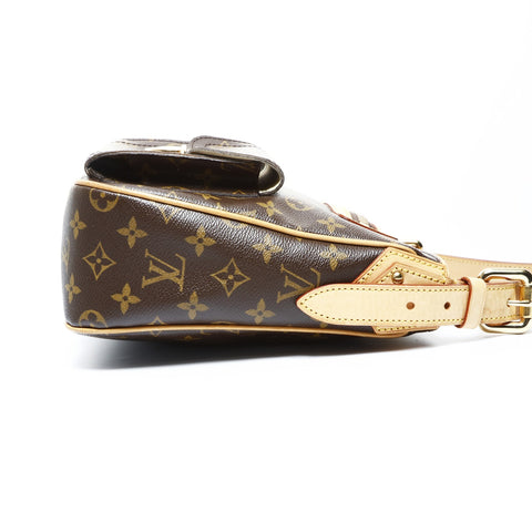 LOUIS VUITTON Hudson GM Monogram 2005 Shoulder Bag Brown WS25059