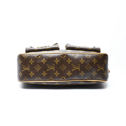 LOUIS VUITTON Hudson GM Monogram 2005 Shoulder Bag Brown WS25059