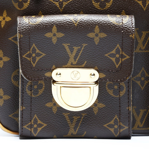 LOUIS VUITTON Hudson GM Monogram 2005 Shoulder Bag Brown WS25059