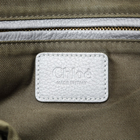 Chloe Leather Marcy 2way Handbag gray WS25061