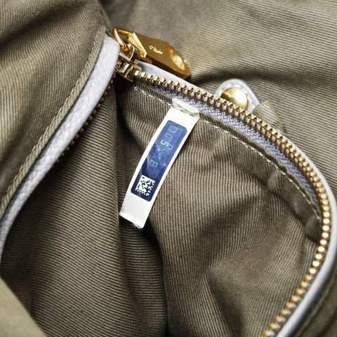 Chloe Leather Marcy 2way Handbag gray WS25061