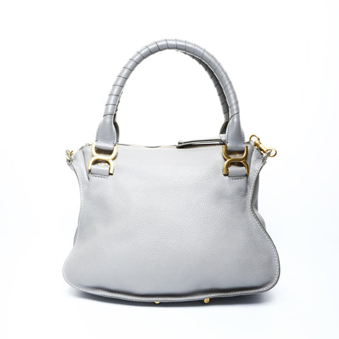 Chloe Leather Marcy 2way Handbag gray WS25061