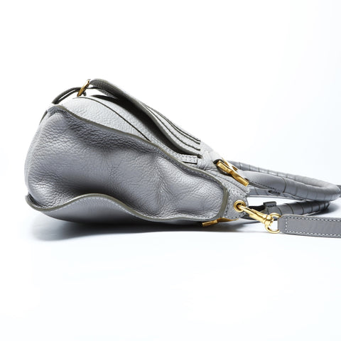 Chloe Leather Marcy 2way Handbag gray WS25061
