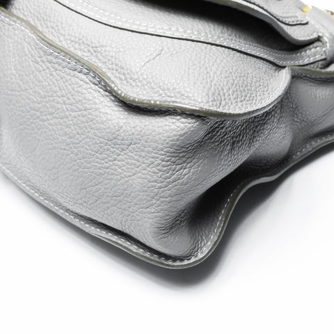 Chloe Leather Marcy 2way Handbag gray WS25061