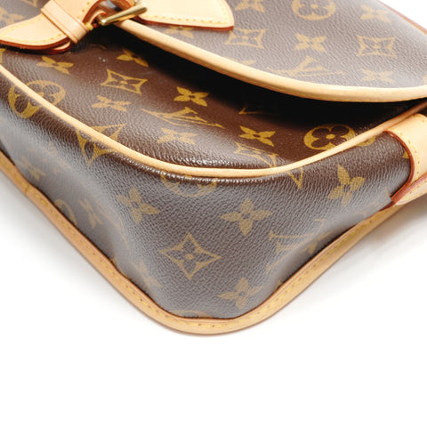 LOUIS VUITTON 2006 Sologne Monogram Shoulder Bag Brown WS25062
