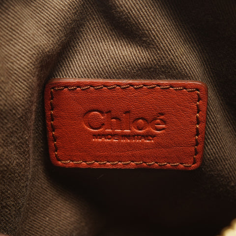 Chloe Marcy Small Double Carry Leather 2-Way Shoulder Bag Orange WS25063