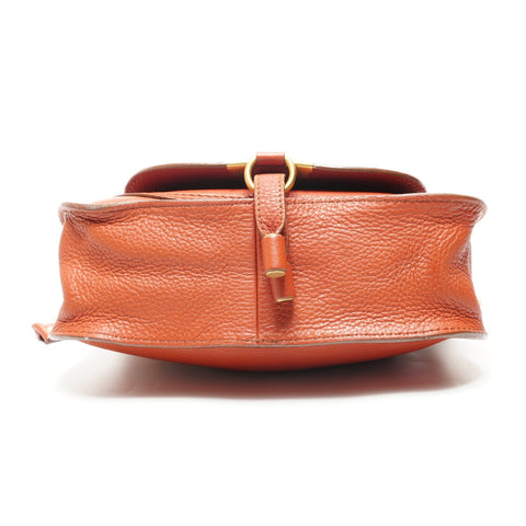 Chloe Marcy Small Double Carry Leather 2-Way Shoulder Bag Orange WS25063