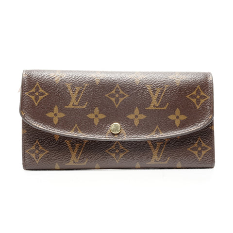 LOUIS VUITTON 2020-2025 Portefeuille Emily Rose Ballerine Monogram Purse PVC Brown WS25064