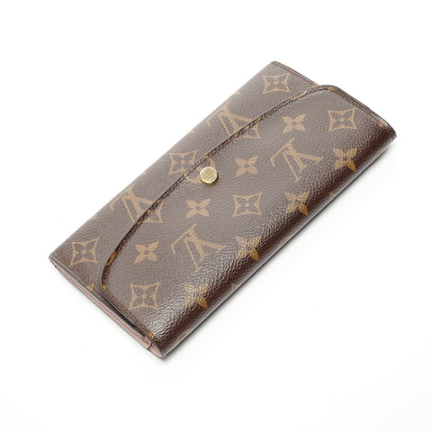 LOUIS VUITTON 2020-2025 Portefeuille Emily Rose Ballerine Monogram Purse PVC Brown WS25064