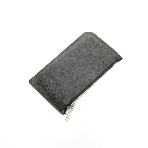 YVES SAINT LAURENT Leather coin case included Card Case black WS25066