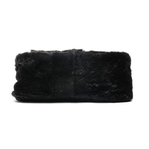 FENDI Far Mamma Baguette One Belt Shoulder Bag black WS25068