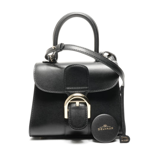 DELVAUX Brillant Mini 2way Handbag black WS25070