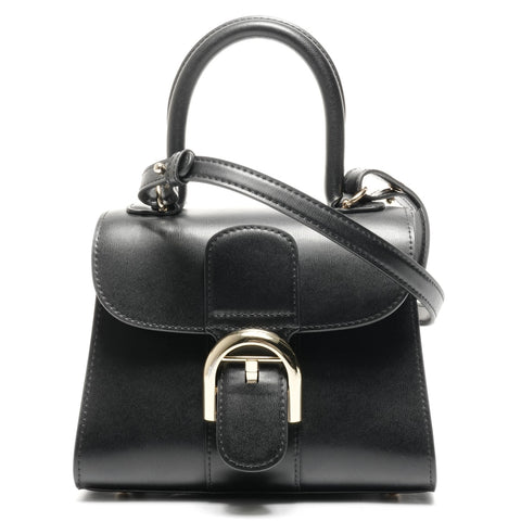 DELVAUX Brillant Mini 2way Handbag black WS25070
