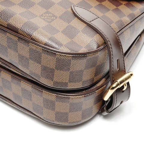 LOUIS VUITTON 2008 Damier Highbury Shoulder Bag Brown WS25071