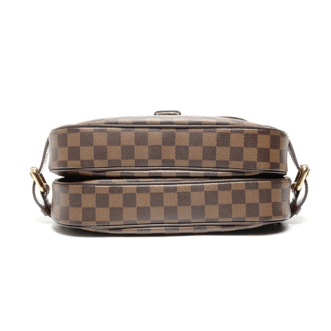 LOUIS VUITTON 2008 Damier Highbury Shoulder Bag Brown WS25071