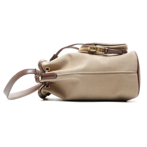 PRADA Jacquard logo drawstring bag Shoulder Bag beige WS25072