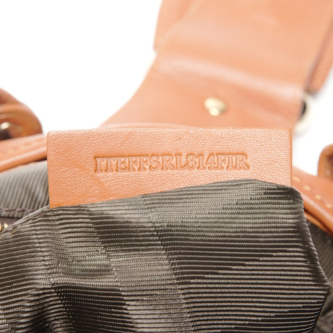 BURBERRY leather Shoulder Bag Brown WS25075