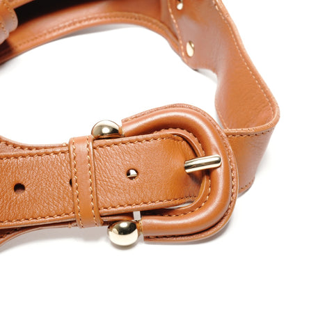 BURBERRY leather Shoulder Bag Brown WS25075