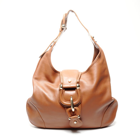 BURBERRY leather Shoulder Bag Brown WS25075