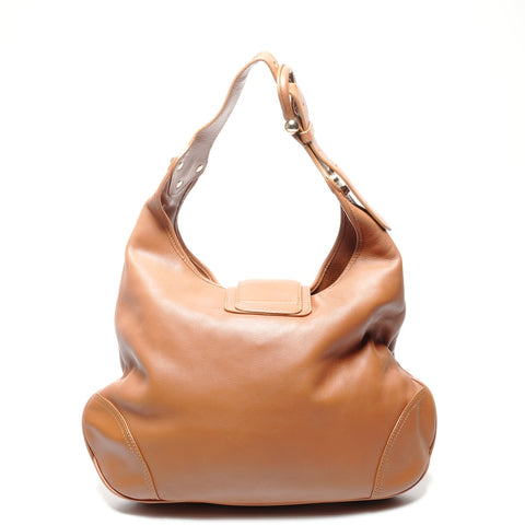 BURBERRY leather Shoulder Bag Brown WS25075