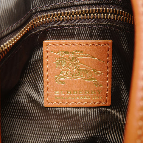 BURBERRY leather Shoulder Bag Brown WS25075