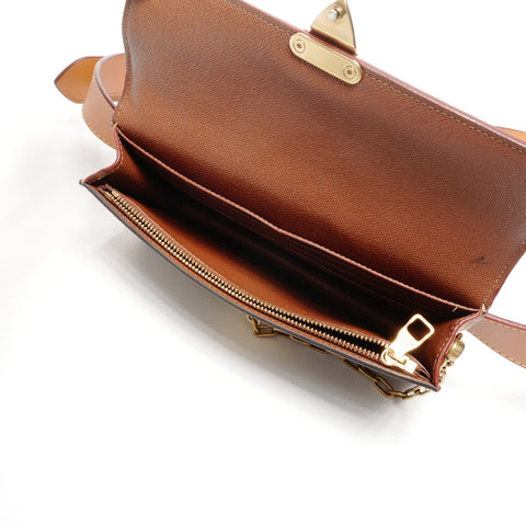 LOUIS VUITTON 2019 S Lock Belt Pouch PM Waist bag Brown WS25078