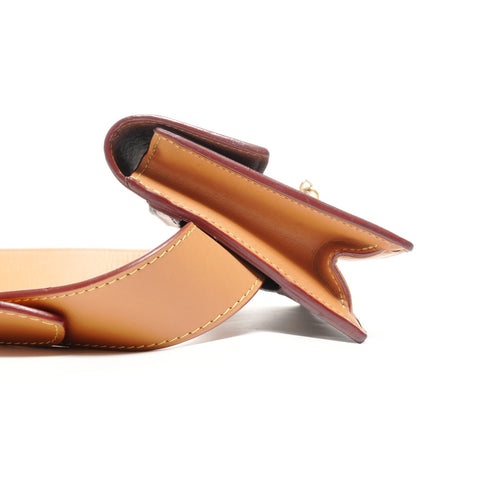 LOUIS VUITTON 2019 S Lock Belt Pouch PM Waist bag Brown WS25078