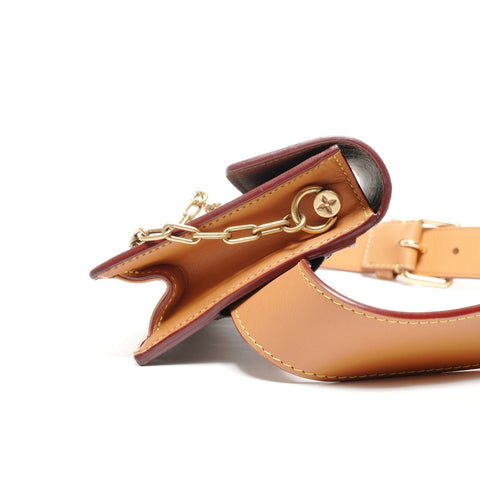 LOUIS VUITTON 2019 S Lock Belt Pouch PM Waist bag Brown WS25078