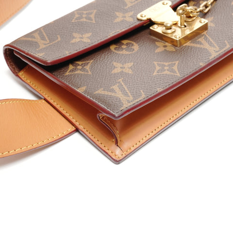 LOUIS VUITTON 2019 S Lock Belt Pouch PM Waist bag Brown WS25078