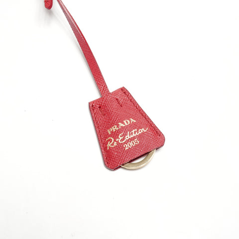 PRADA Re-Edition 2005 Saffiano Leather Shoulder Bag Red WS25080