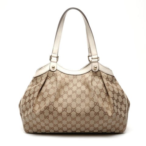 GUCCI GG canvas Sukey Shoulder Bag Brown WS25082