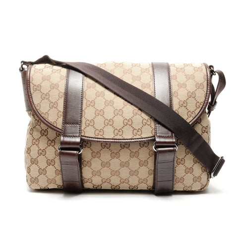 GUCCI GG canvas Shoulder Bag Brown WS25083