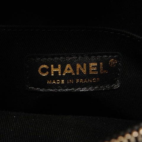 CHANEL No. 24 2017-2018 Executive Tote 2-way Leather Handbag Navy WS25084