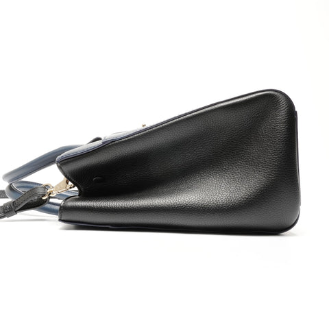 CHANEL No. 24 2017-2018 Executive Tote 2-way Leather Handbag Navy WS25084