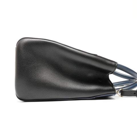 CHANEL No. 24 2017-2018 Executive Tote 2-way Leather Handbag Navy WS25084