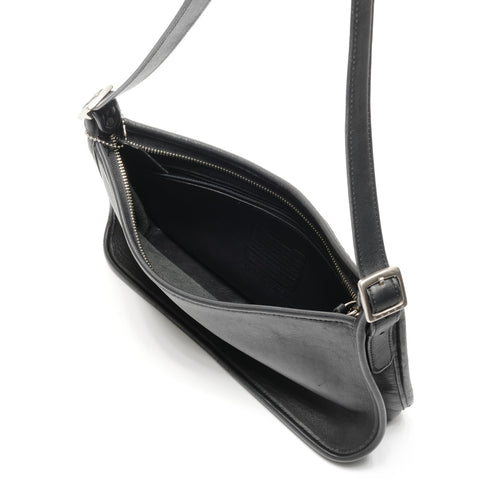 COACH Leather 9071 one belt Shoulder Bag black WS25086