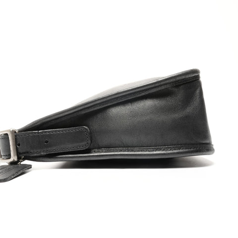 COACH Leather 9071 one belt Shoulder Bag black WS25086