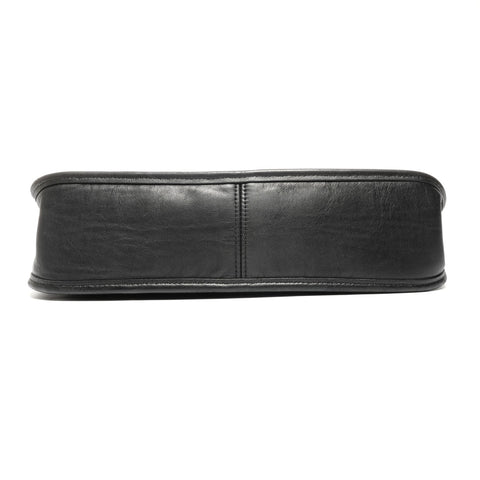 COACH Leather 9071 one belt Shoulder Bag black WS25086