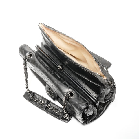 CHANEL No. 11 2006-2008 Wild Stitch COCO Mark Chain Shoulder Bag Shoulder Bag black WS25088