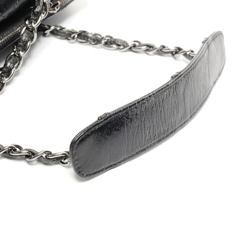 CHANEL No. 11 2006-2008 Wild Stitch COCO Mark Chain Shoulder Bag Shoulder Bag black WS25088