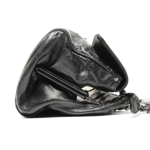 CHANEL No. 11 2006-2008 Wild Stitch COCO Mark Chain Shoulder Bag Shoulder Bag black WS25088