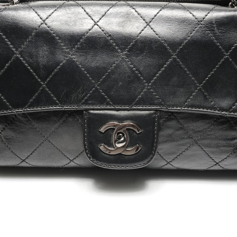 CHANEL No. 11 2006-2008 Wild Stitch COCO Mark Chain Shoulder Bag Shoulder Bag black WS25088