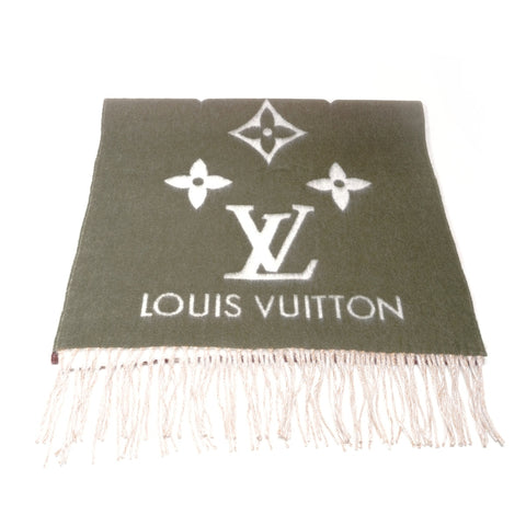 LOUIS VUITTON Echarpe Reykjavik Gradient 100% Cashmere Scarf Brown WS25091
