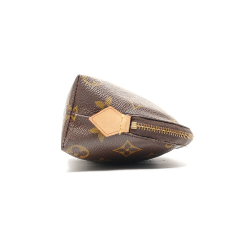 LOUIS VUITTON Monogram Pochette Pochette Cosmétique PVC Marron WS25095