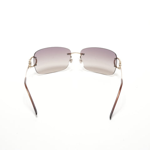 BVLGARI Rimless sunglasses Brown WS25103