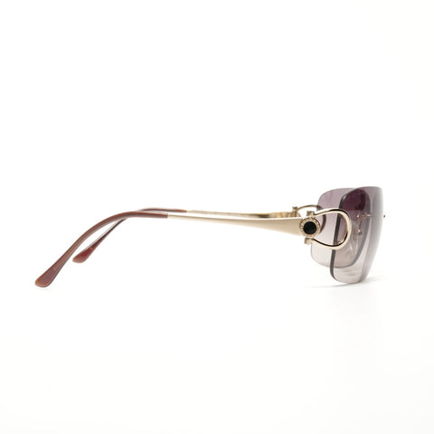 BVLGARI Rimless sunglasses Brown WS25103