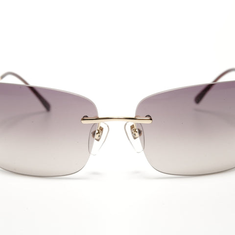 BVLGARI Rimless sunglasses Brown WS25103