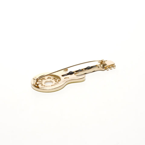 CHANEL L24A 2024 Guitar Brooch gold WS25104