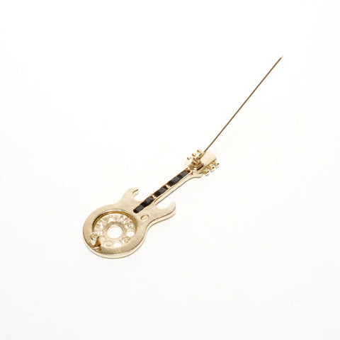 CHANEL L24A 2024 Guitar Brooch gold WS25104